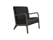 Низкое кресло Mody Black черное