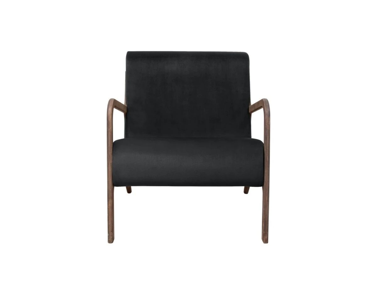 Низкое кресло Mody Black черное 970296