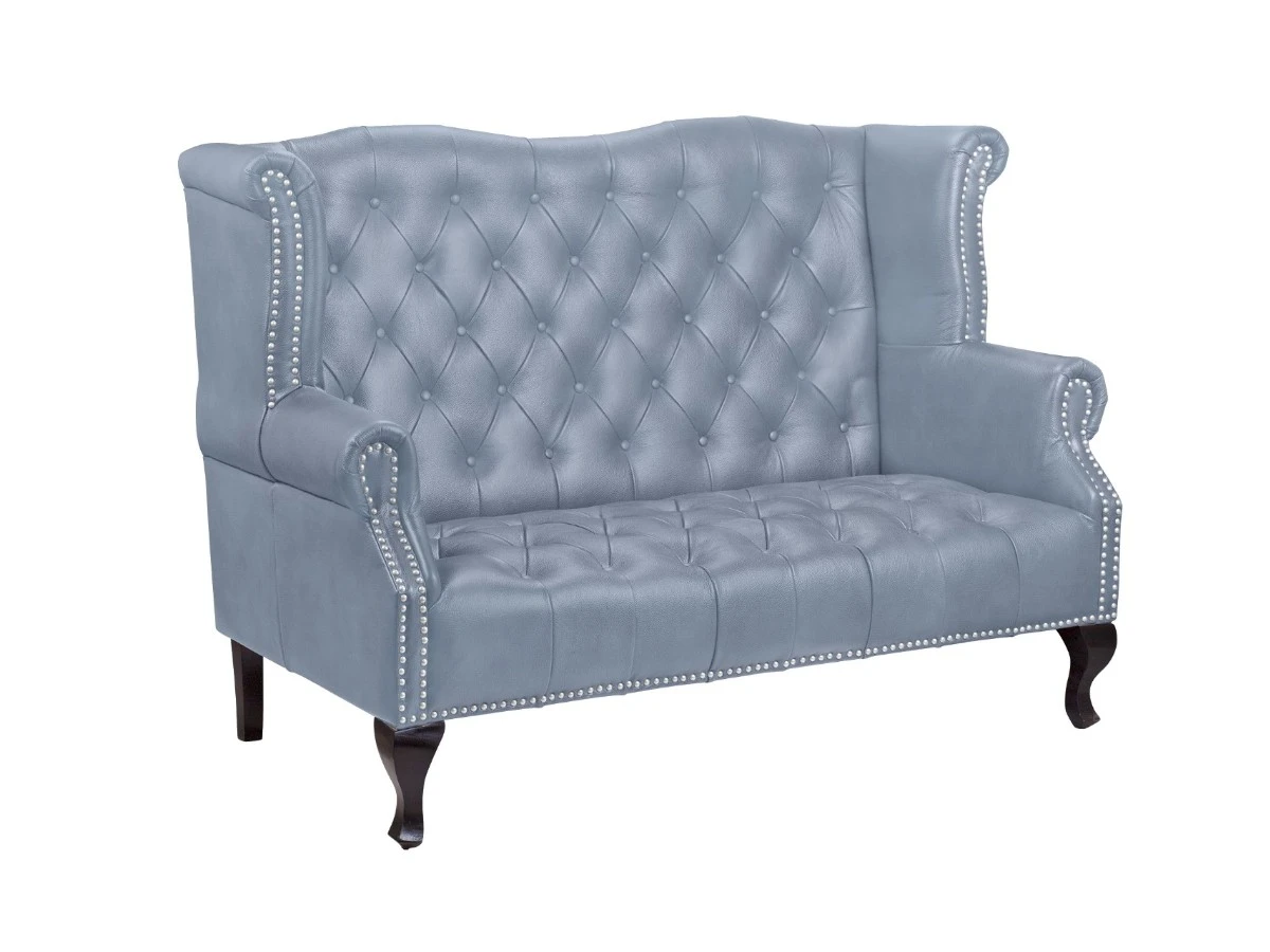 Кожаный дизайнерский диван лофт Royal Sofa Grey 970330