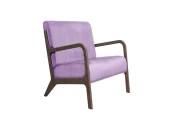 Низкое кресло Mody Purple фиолетовое