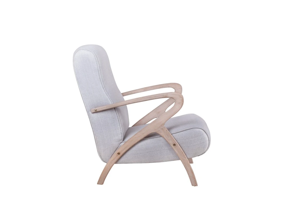 Низкое кресло Fobos light grey 970391  - фото 3