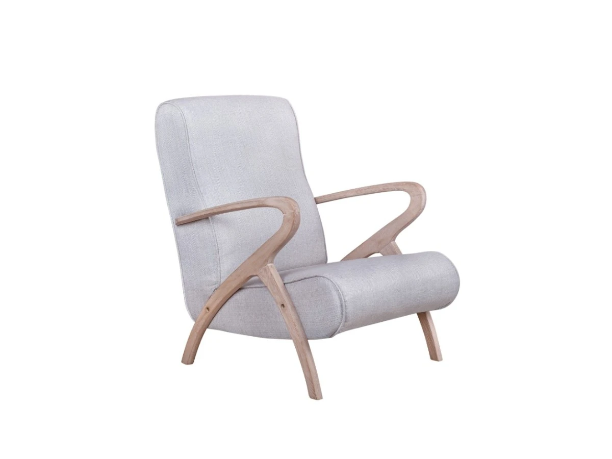 Низкое кресло Fobos light grey 970391