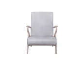 Низкое кресло Fobos light grey