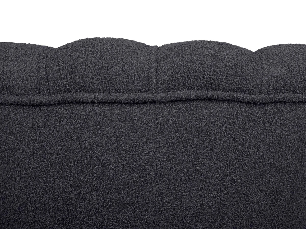 Низкое кресло ракушка Pearl Black Boucle 970399  - фото 5