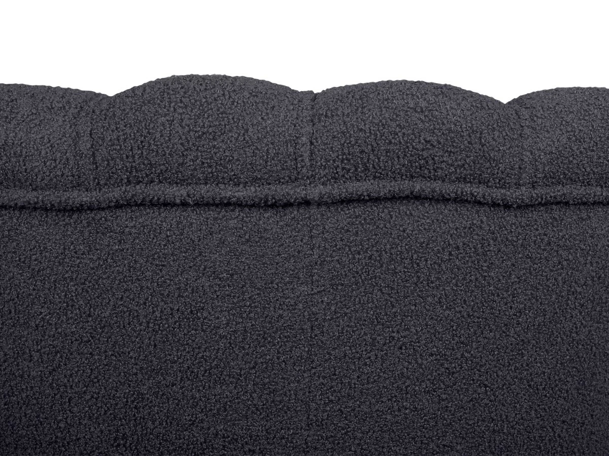 Низкое кресло ракушка Pearl Black Boucle 970411  - фото 5