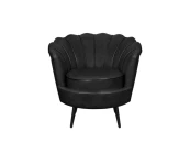 Низкое кресло ракушка Pearl Black V2