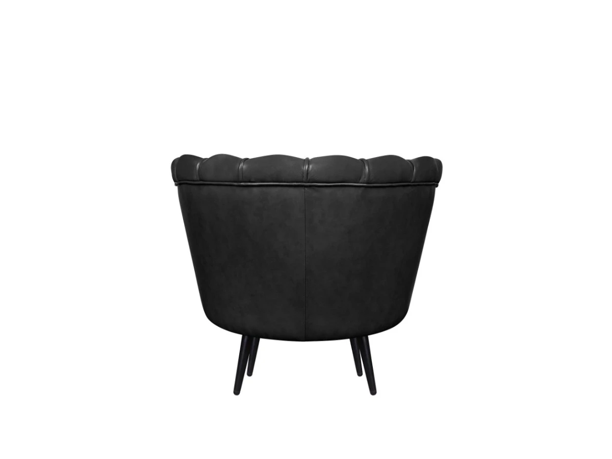 Низкое кресло ракушка Pearl Black V2 970422  - фото 4