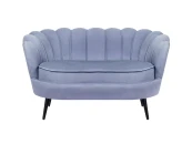 Диван ракушка Pearl Double Blue