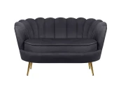Дизайнерский двухместный диван Pearl Double Black