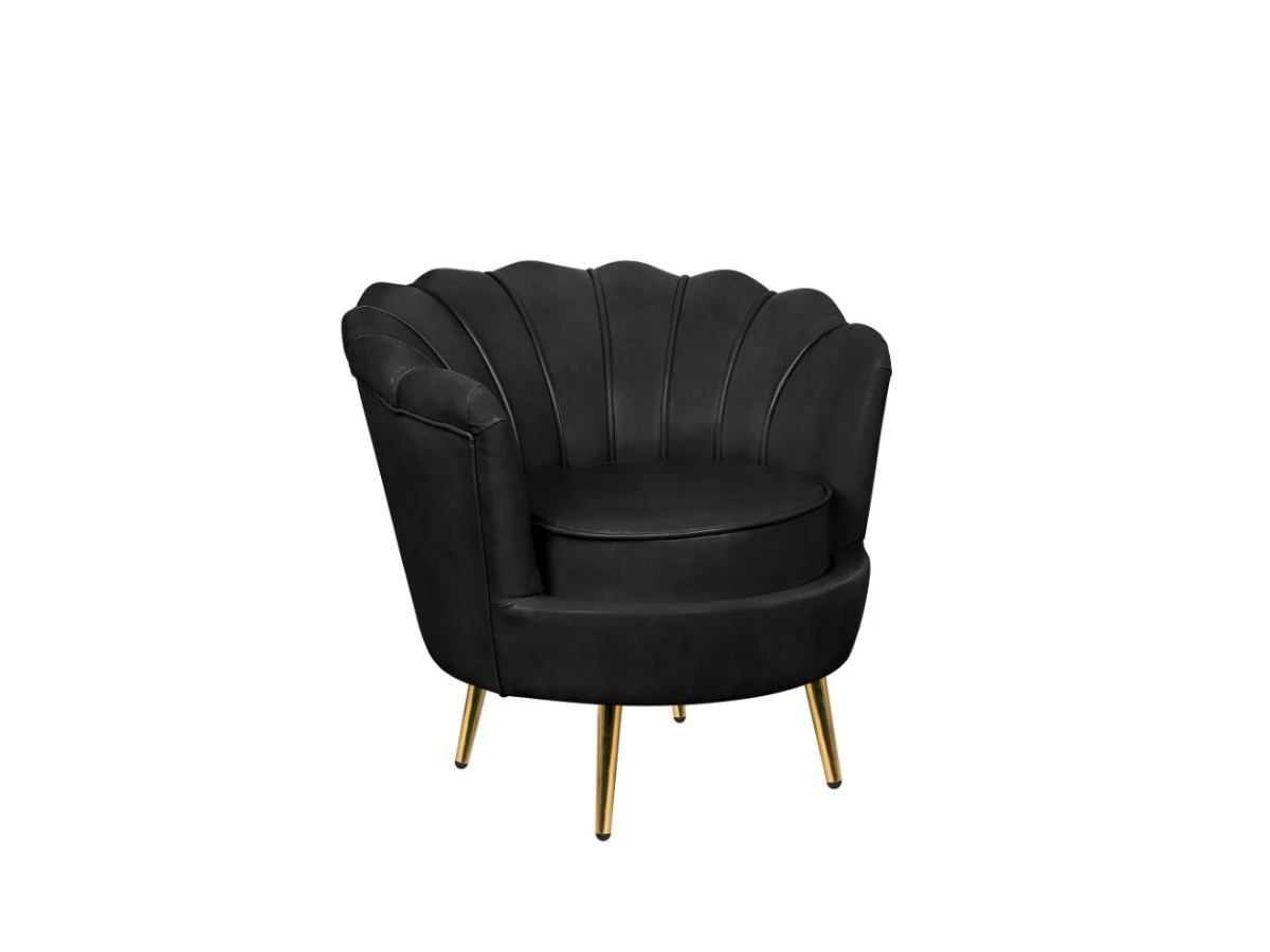 Низкое кресло ракушка Pearl Black V2 970432