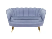 Диван ракушка Pearl Double Blue