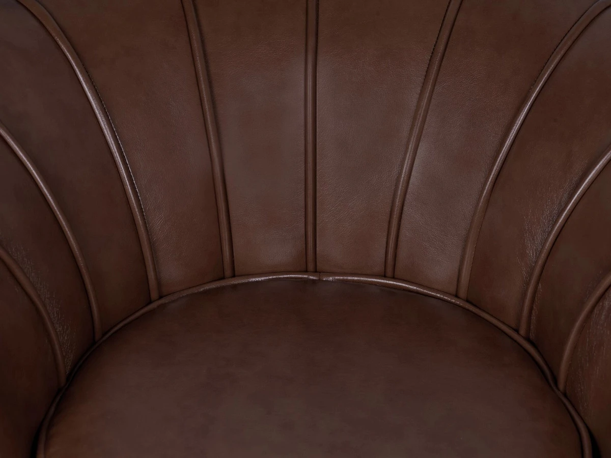 Низкое кресло ракушка Pearl Brown V2 970442  - фото 6