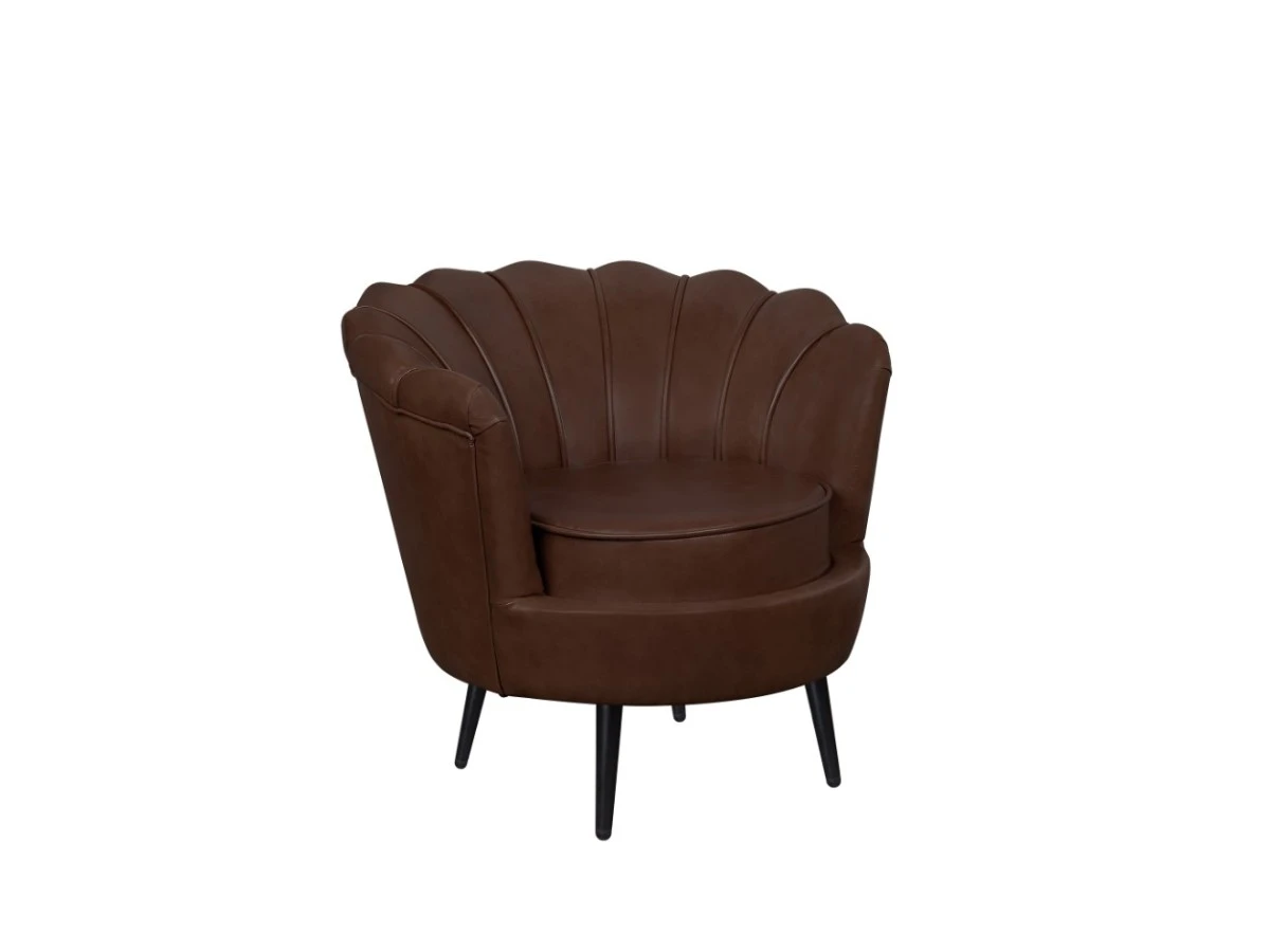 Низкое кресло ракушка Pearl Brown V2 970442