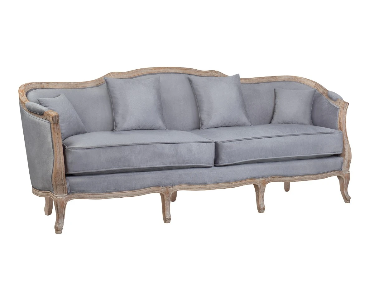 Прямой диван Darcy 3 серый 970443