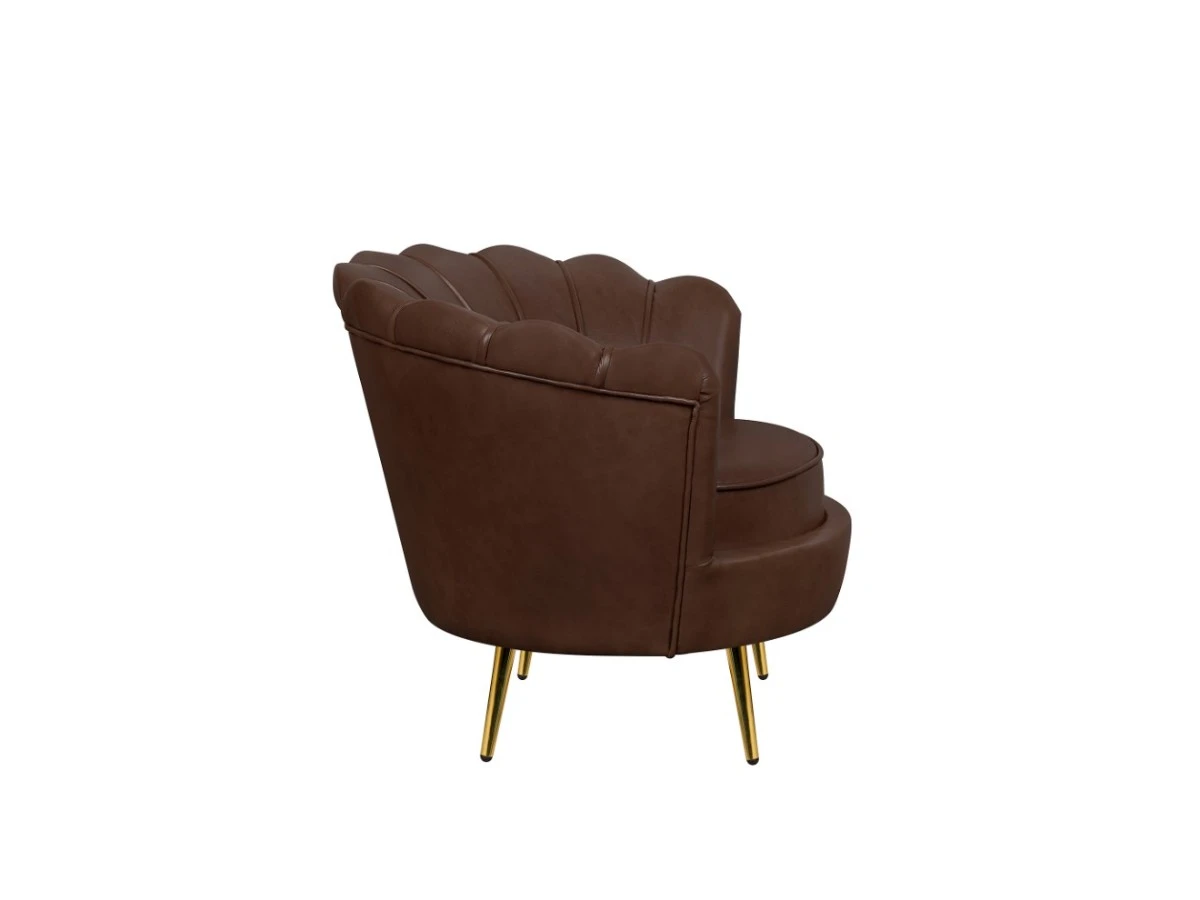 Низкое кресло ракушка Pearl Brown V2 970452  - фото 3