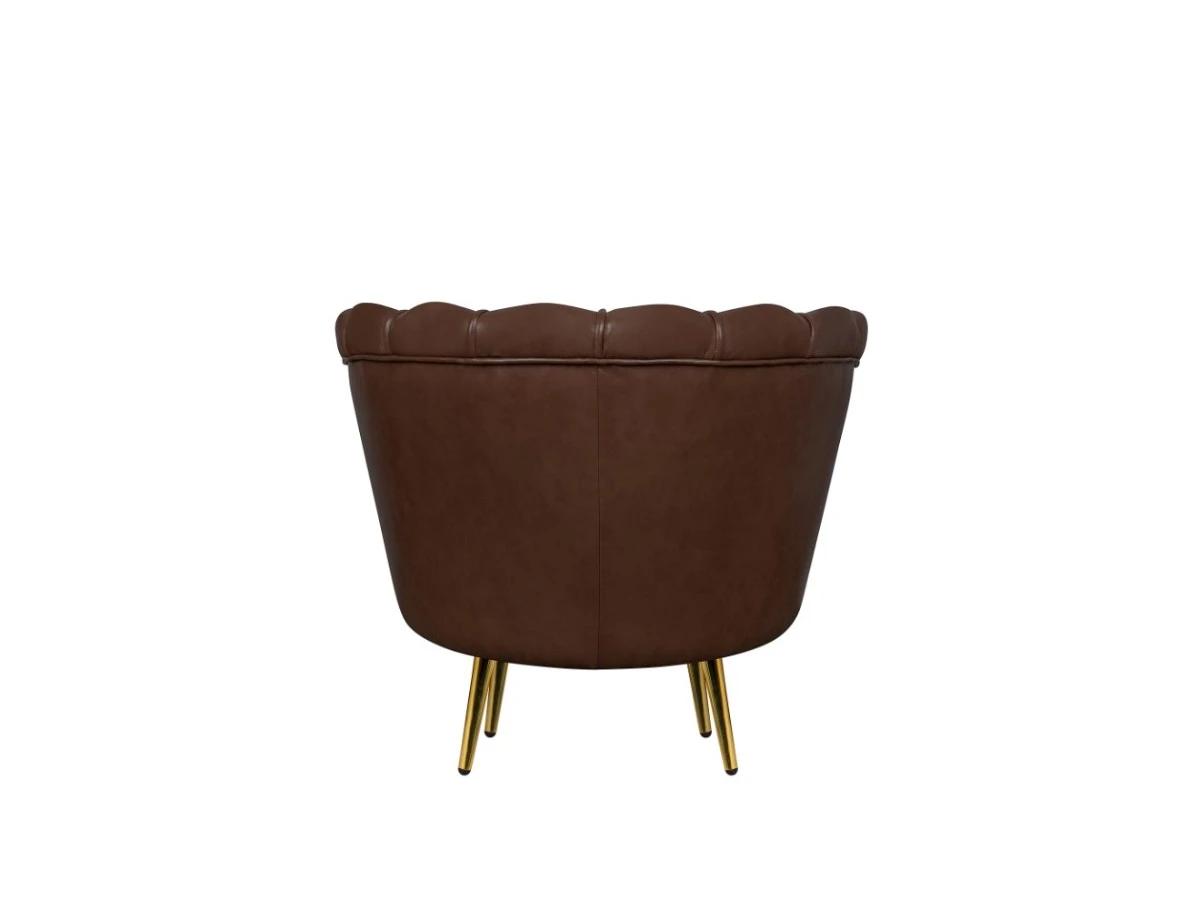 Низкое кресло ракушка Pearl Brown V2 970452  - фото 4