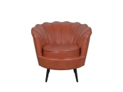 Низкое кресло ракушка Pearl Brown