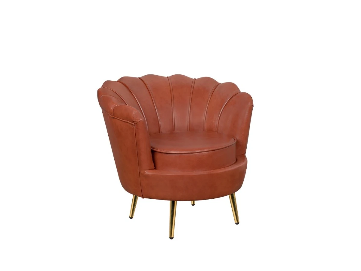 Низкое кресло ракушка Pearl Brown 970472