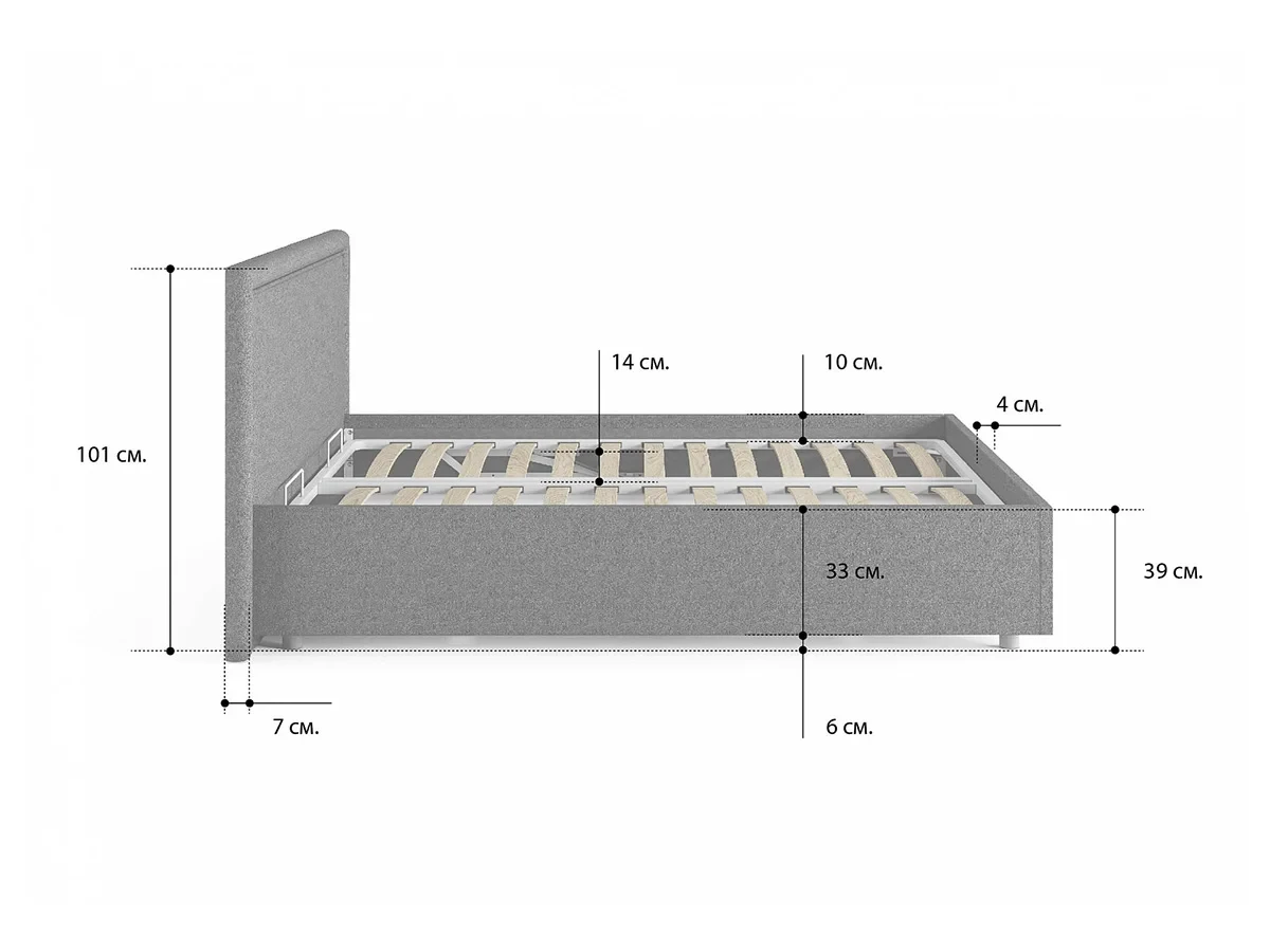 Кровать Bergamo 651577  - фото 3