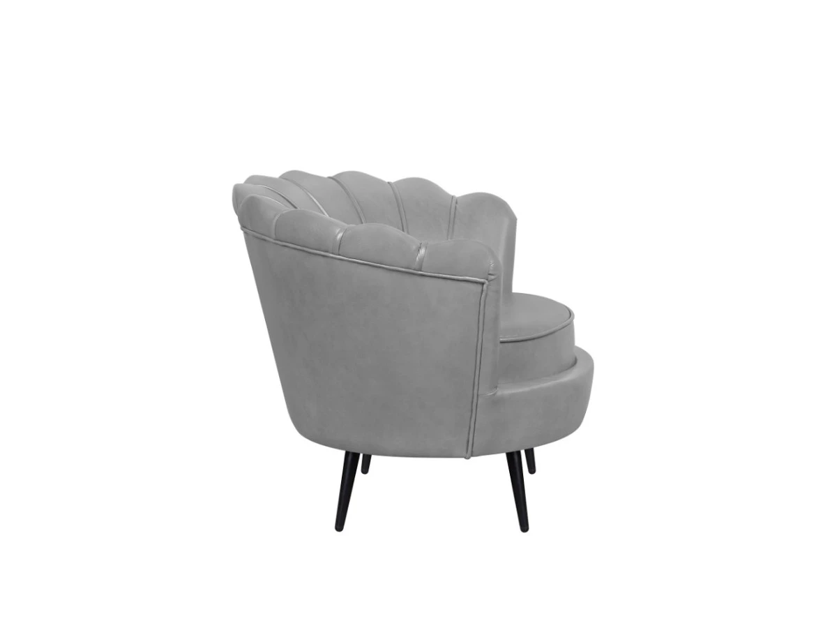Низкое кресло ракушка Pearl Grey V2 970503  - фото 3