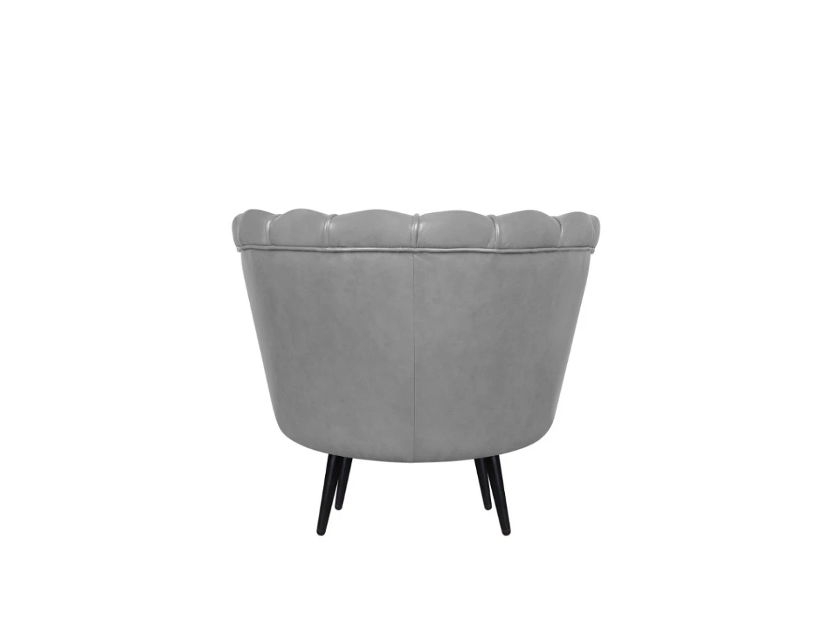 Низкое кресло ракушка Pearl Grey V2 970503  - фото 4