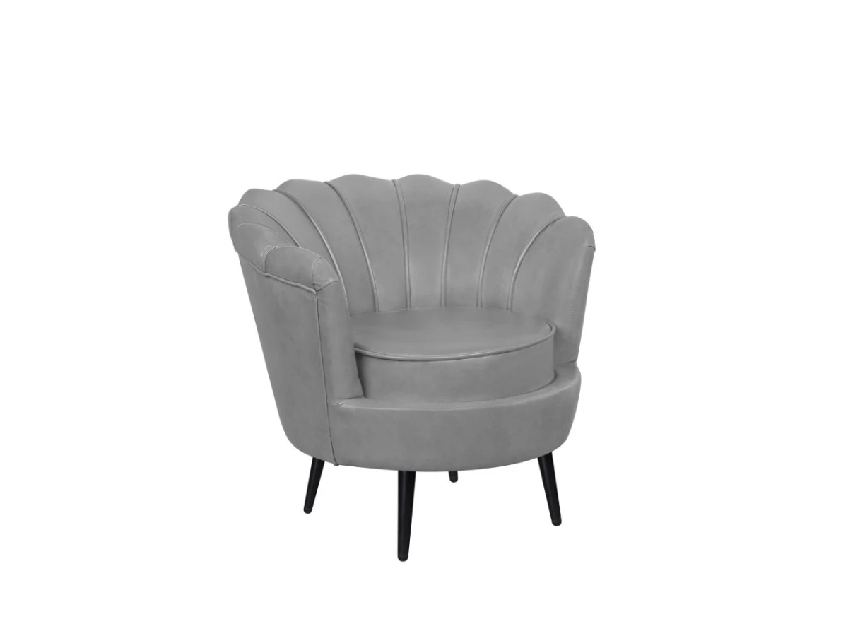 Низкое кресло ракушка Pearl Grey V2 970503