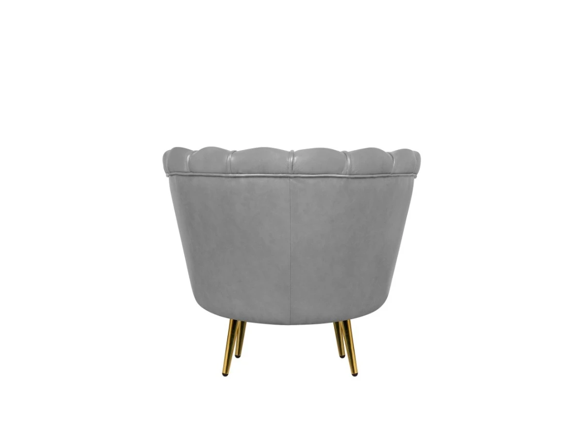 Низкое кресло ракушка Pearl Grey V2 970510  - фото 4