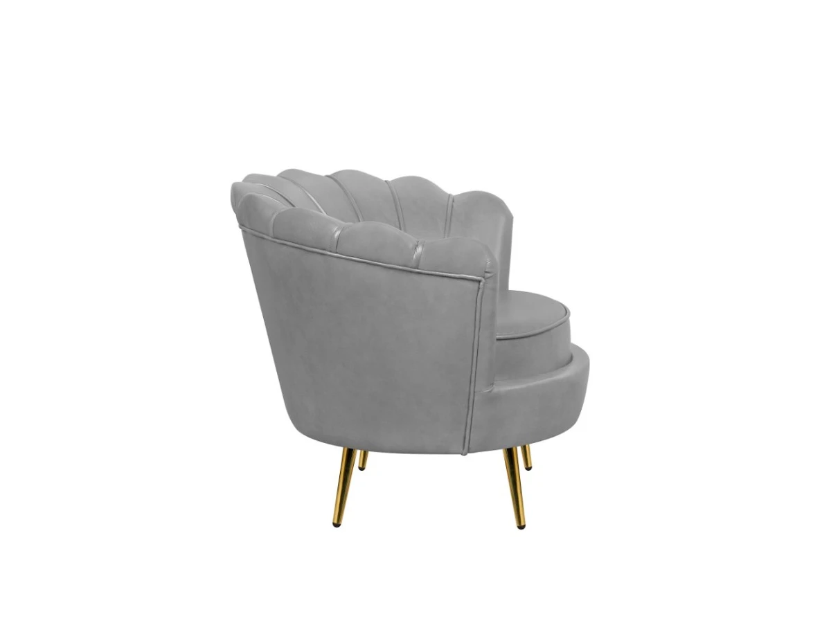 Низкое кресло ракушка Pearl Grey V2 970510  - фото 3