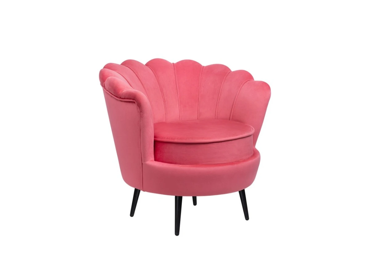 Низкое кресло ракушка Pearl Karmin 970522