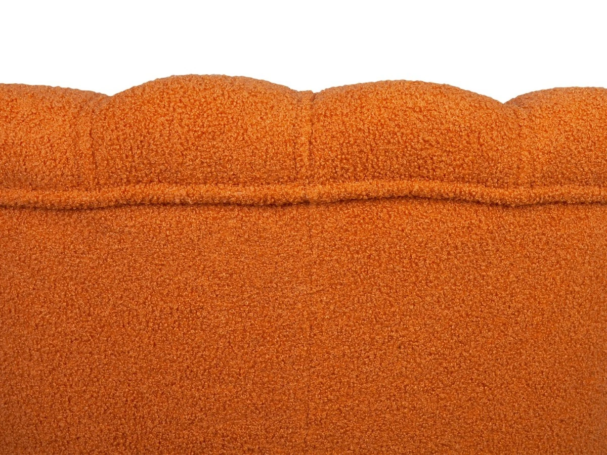 Низкое кресло ракушка Pearl Orange Boucle 970534  - фото 5