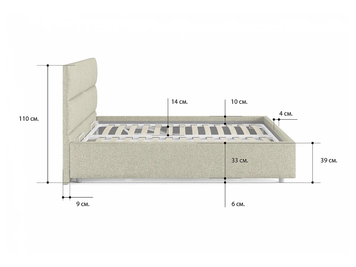 Кровать Omega 651616  - фото 3