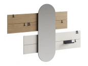 Вешалка Stripe L горизонтальная с зеркалом 60*160 см