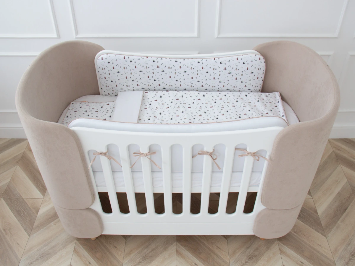 Мягкие бортики для кроватки KIDI soft Домики 972488  - фото 3