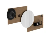 Вешалка Stripe M горизонтальная с зеркалом D 60 см