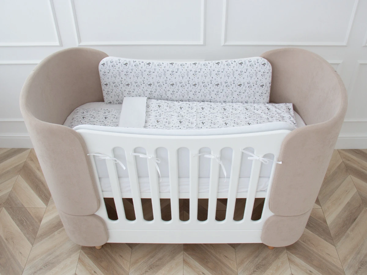 Мягкие бортики для кроватки KIDI soft Зверушки 972543  - фото 3