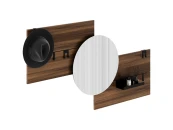 Вешалка Stripe M горизонтальная с зеркалом D 60 см