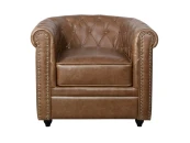 Кожаное кресло Karo Brown leather