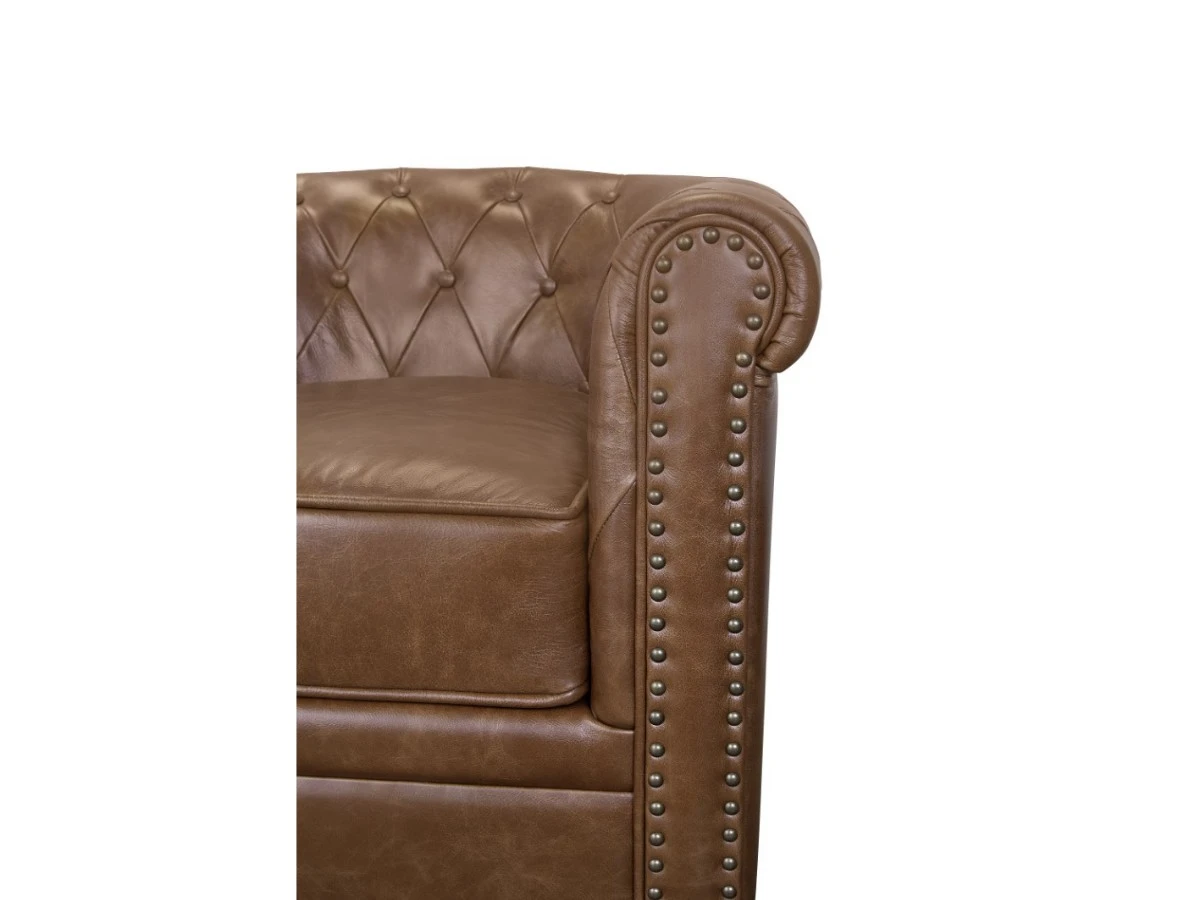 Кожаное кресло Karo Brown leather 974545  - фото 5