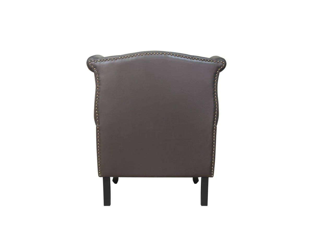 Кожаное кресло Royal Brown V2 974548  - фото 4