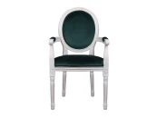 Мягкий стул с подлокотниками Volker Arm Green