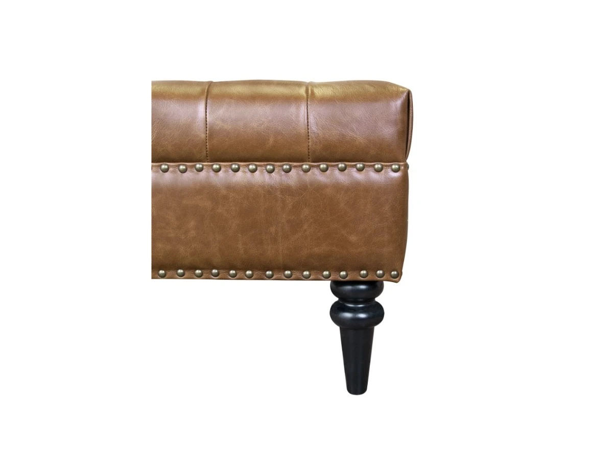 Банкетка Karo Brown leather 974634  - фото 4