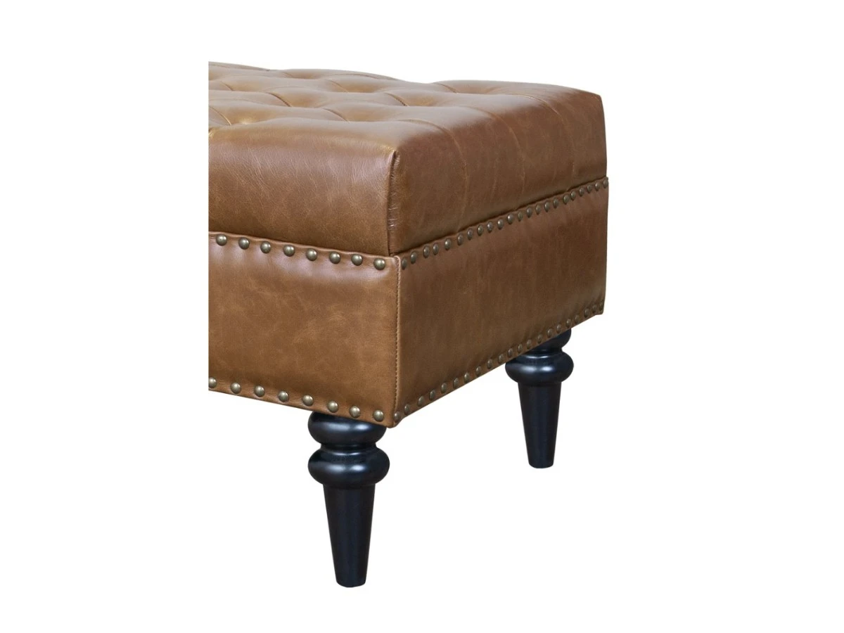 Банкетка Karo Brown leather 974634  - фото 5