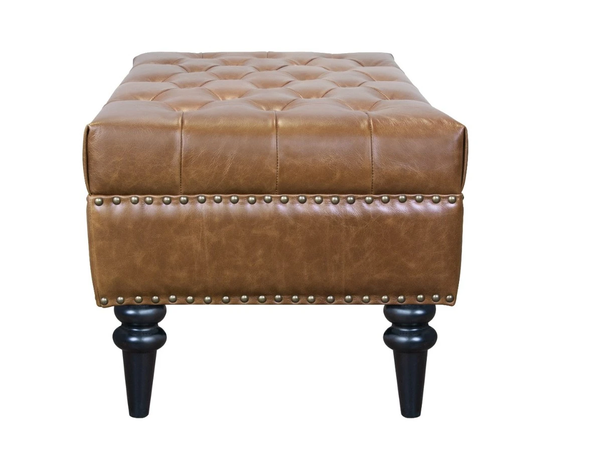 Банкетка Karo Brown leather 974634  - фото 3
