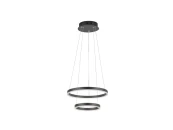 Люстра Orblaze 2 rings 400 black