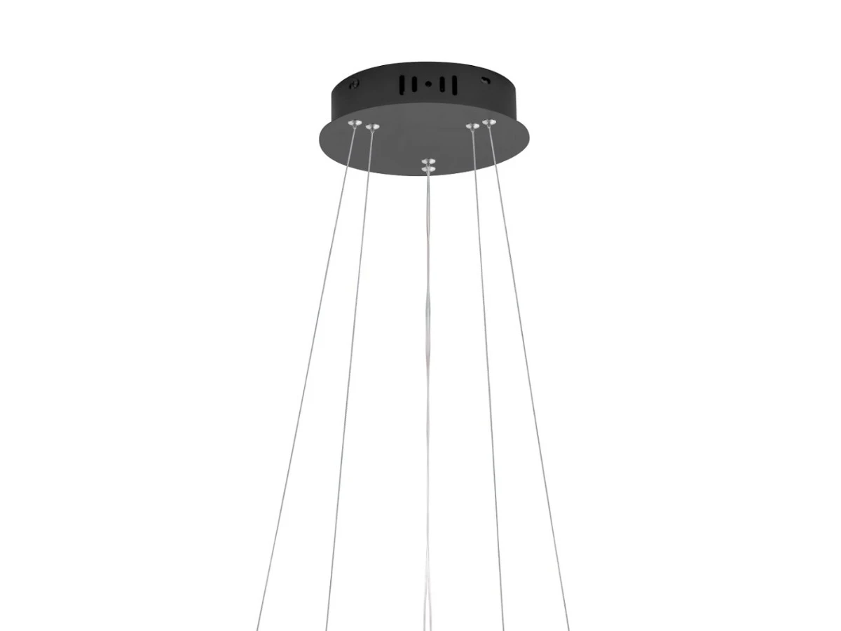 Люстра Orblaze 2 rings 400 black 974704  - фото 6