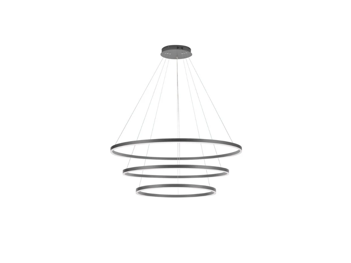 Люстра Orblaze 3 rings 600 black 974739  - фото 6