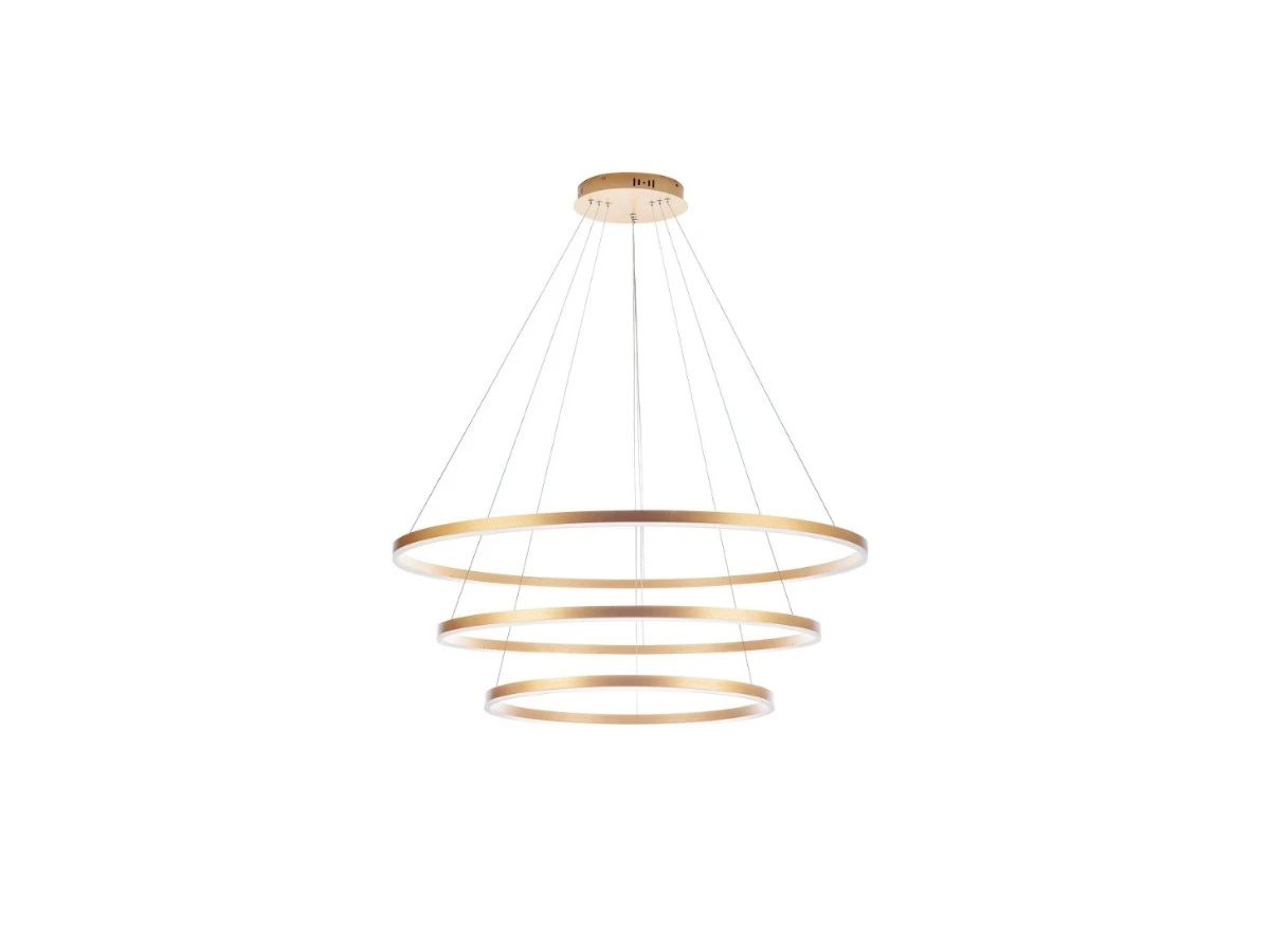 Люстра Orblaze 3 rings 600 gold 974743  - фото 6