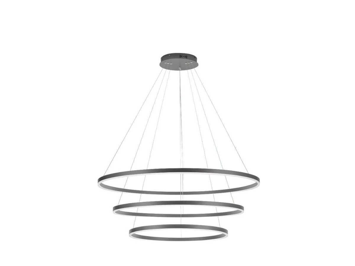 Люстра Orblaze 3 rings 800 black 974747  - фото 6