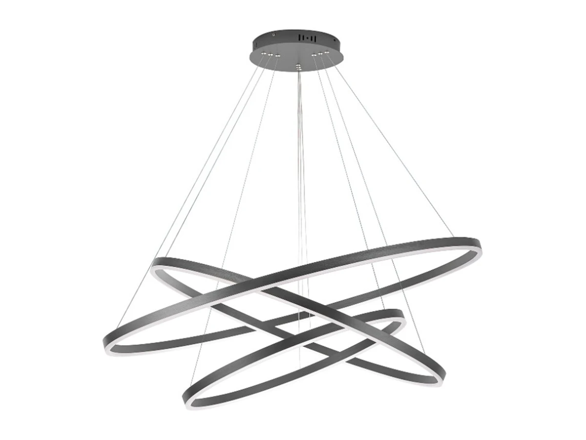 Люстра Orblaze 3 rings 800 black 974747