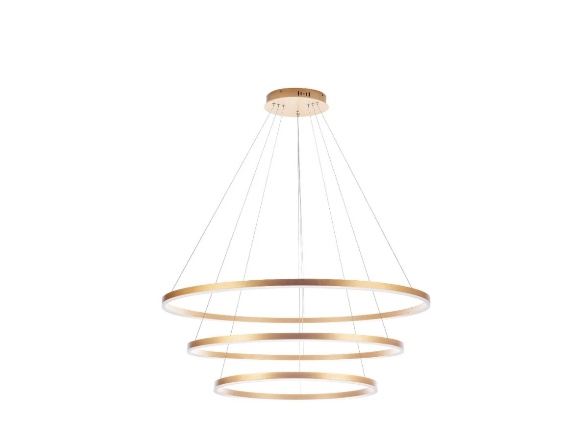 Люстра Orblaze 3 rings 800 gold 974750  - фото 6